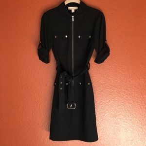 Michael Kors Safari dress in XS black